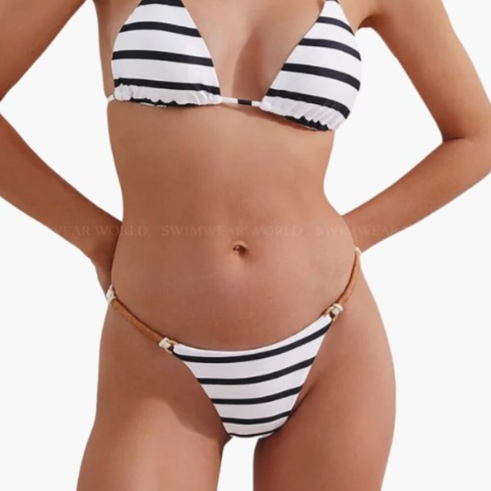 NEW VIX DRI Brazilian bottom Black//White M